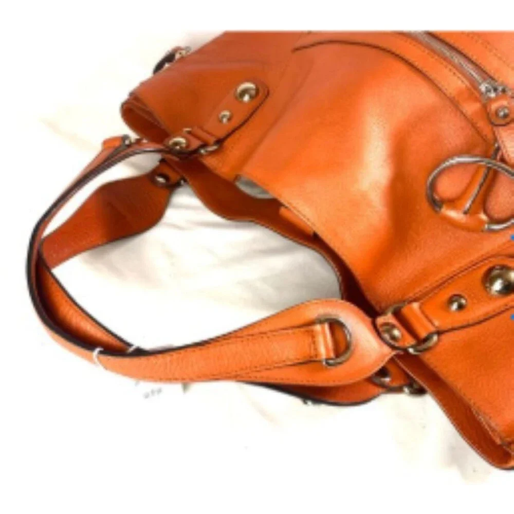 Gucci Tote Leather Terracotta Orange unused with storage bag - Picture 5 of 10